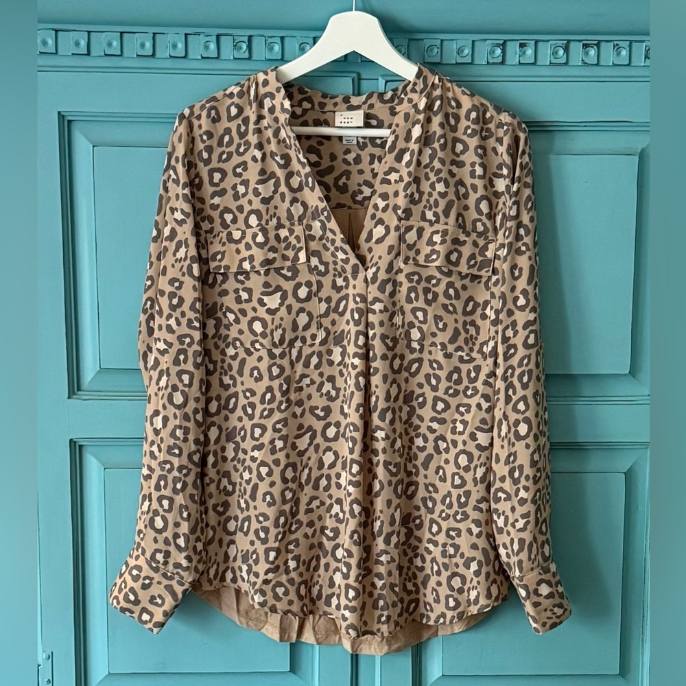 Women’s A New Day Animal Print Shirt